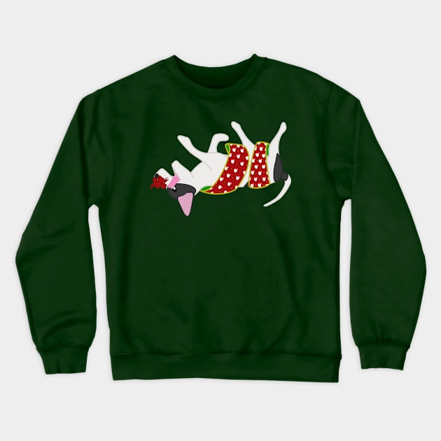 Santa's Little Helper Crewneck Sweatshirt by Snow Paw Treasures